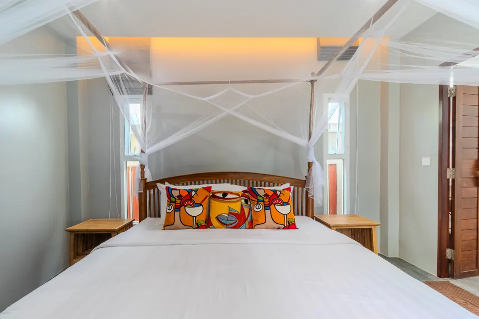 Serenity Pool House, a private double room